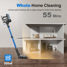 Load image into Gallery viewer, INSE 45kPa Cordless Vacuum Cleaner with Brushless Motor, 6 in 1 Stick Vacuum Lightweight for Hard Floor Carpet Pet Hair, S7P Blue
