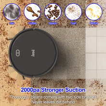 Load image into Gallery viewer, INSE Robot Vacuum Cleaner with 2200Pa, Self-Charging, Tangle-free, 100 Min Runtime, Anti-Collision Anti-Fall E3 PLUS
