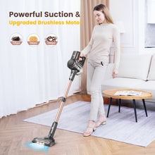 Load image into Gallery viewer, INSE Cordless Vacuum Cleaner 6 in 1 Stick Vacuum Lightweight for Hard Floor Carpet Pet Hair, S7P Gold
