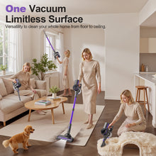 Load image into Gallery viewer, INSE 45kPa Cordless Vacuum Cleaner with Brushless Motor, 6 in 1 Stick Vacuum Lightweight for Hard Floor Carpet Pet Hair, S7P Purple
