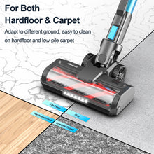 Load image into Gallery viewer, DEVOAC Cordless Vacuum Cleaner, 28kPa Powerful Stick Vacuum up to 45min Runtime, 6-in-1 Lightweight Handheld Vacuum with 2200mAh Battery for Home Hard Floor Carpet Pet Hair, S11
