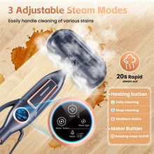 Load image into Gallery viewer, INSE Steam Mop with Rotating Pads, 10 in 1 Scrubbing Steam Vacmop for Kitchen, Hardwood Floor, Marble Floor
