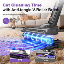 Load image into Gallery viewer, INSE 45kPa Cordless Vacuum Cleaner with Brushless Motor, 6 in 1 Stick Vacuum Lightweight for Hard Floor Carpet Pet Hair, S7P Purple
