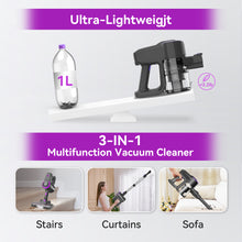 Load image into Gallery viewer, INSE Cordless Vacuum Cleaner, 6 in 1 Ultra-Lightweight Stick Vacuum, Powerful Stick Vacuum for Hard Floor Carpet Pet Hair Home, N370
