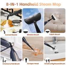 Load image into Gallery viewer, INSE Steam Mop with Rotating Pads, 10 in 1 Scrubbing Steam Vacmop for Kitchen, Hardwood Floor, Marble Floor
