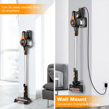 Load image into Gallery viewer, INSE Cordless Vacuum Cleaner,25Kpa Powerful Stick Vacuum,6-in-1 Rechargeable Vacuum with 2500mAh Battery Up to 45mins Runtime,300W Brushless Motor Cordless Vacuum for Pet Hair Hard Floor Carpet
