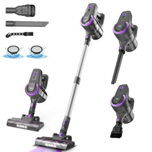 Load image into Gallery viewer, INSE Cordless Vacuum Cleaner, 6 in 1 Ultra-Lightweight Stick Vacuum, Powerful Stick Vacuum for Hard Floor Carpet Pet Hair Home, N370
