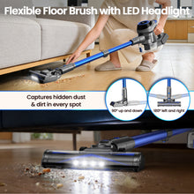 Load image into Gallery viewer, INSE Cordless Vacuum Cleaner,6 in 1 Powerful Stick Handheld Vacuum,35Kpa Vacuum Cleaner,45min Runtime,Lightweight Cordless Stick Vacuum for Hard Floor Carpet Pet Hair
