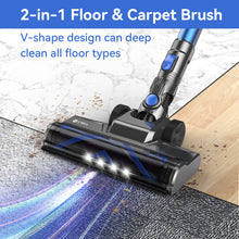 Load image into Gallery viewer, UMLo Cordless Vacuum Cleaner, 6-in-1 Stick Vacuum with 2200 mAh Battery, 40 Mins Max Runtime, Powerful Vacuum Cleaners for Home Carpet Hardwood Floor Pet Hair, N3S
