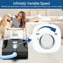 Load image into Gallery viewer, INSE P30 Dog Grooming Vaccum, 4.5L Large Capacity Pet Grooming Vacuum Kit, 5-in-1 Ultra-Low Noise Pet Grooming Vacuum for Dogs, Cats
