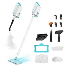 Load image into Gallery viewer, INSE Steam Mop,All-in-One Scrubbing and Sanitizing Detachable Floor Steamer,11 Accessories for Upholstery,Carpet &amp; Furniture
