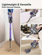 Load image into Gallery viewer, YOMA Cordless Vacuum Cleaner, 6-in-1 Rechargeable Stick Vacuum, 45mins Max Runtime, Lightweight 2200mAh Battery Powerful Vacuum Cleaner for Home Hard Floor Pet Hair-N12
