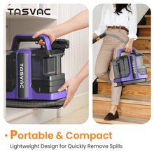 Load image into Gallery viewer, TASVAC Portable Carpet Cleaner Machine, Upholstery Spot Vacuum Cleaner for Pet, Couch and Car Seat
