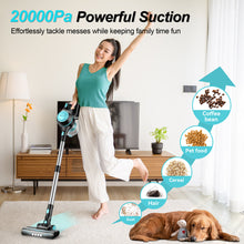 Load image into Gallery viewer, UMLo Cordless Vacuum Cleaner, 6 in 1 Lightweight Detachable Vacuum Cleaner for Carpet, N15
