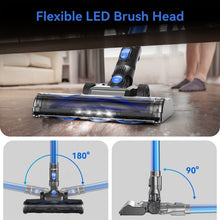 Load image into Gallery viewer, UMLo Cordless Vacuum Cleaner, 6-in-1 Stick Vacuum with 2200 mAh Battery, 40 Mins Max Runtime, Powerful Vacuum Cleaners for Home Carpet Hardwood Floor Pet Hair, N3S
