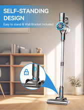 Load image into Gallery viewer, TASVAC Cordless Vacuum Cleaner, 25Kpa Powerful Vacuum with 40 Mins Runtimes, Stick Vacuum Cleaners for Home
