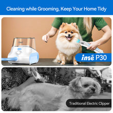 Load image into Gallery viewer, INSE P30 Dog Grooming Vaccum, 4.5L Large Capacity Pet Grooming Vacuum Kit, 5-in-1 Ultra-Low Noise Pet Grooming Vacuum for Dogs, Cats
