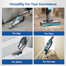 Load image into Gallery viewer, INSE Corded Vacuum Cleaner, Ultra-Lightweight Bagless Upright Vacuum for Home Hard Floor Carpet Pet Hair Car

