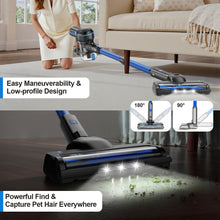 Load image into Gallery viewer, INSE 45kPa Cordless Vacuum Cleaner with Brushless Motor, 6 in 1 Stick Vacuum Lightweight for Hard Floor Carpet Pet Hair, S7P Blue
