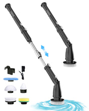 Load image into Gallery viewer, TASVAC Electric Spin Scrubber, Cordless Cleaning Brush with 5 Replaceable Heads, Power Shower Scrubber for Bathroom Tile Floor Kitchen
