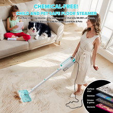 Load image into Gallery viewer, INSE Steam Mop,All-in-One Scrubbing and Sanitizing Detachable Floor Steamer,11 Accessories for Upholstery,Carpet &amp; Furniture
