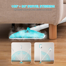 Load image into Gallery viewer, INSE Steam Mop,All-in-One Scrubbing and Sanitizing Detachable Floor Steamer,11 Accessories for Upholstery,Carpet &amp; Furniture
