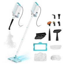 Load image into Gallery viewer, INSE Steam Mop,All-in-One Scrubbing and Sanitizing Detachable Floor Steamer,11 Accessories for Upholstery,Carpet &amp; Furniture
