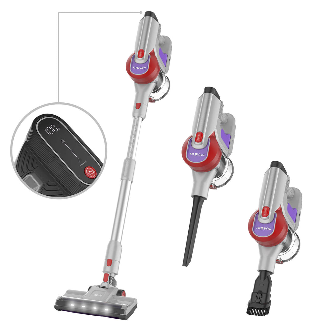 TASVAC S8 Cordless Vacuum Cleaner - Red